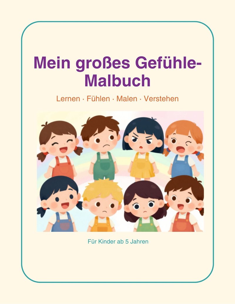 Cover des Buchs Mein großes Gefühle-Malbuch
